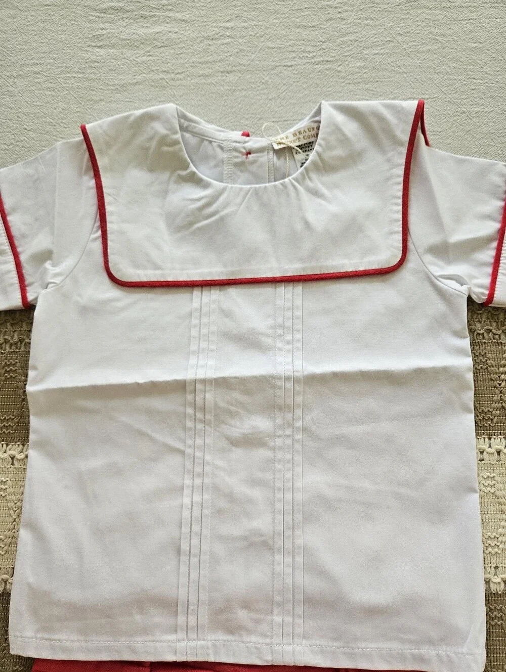 The Beaufort Bonnet Company Red Velvet Shorts Set | Size 2T